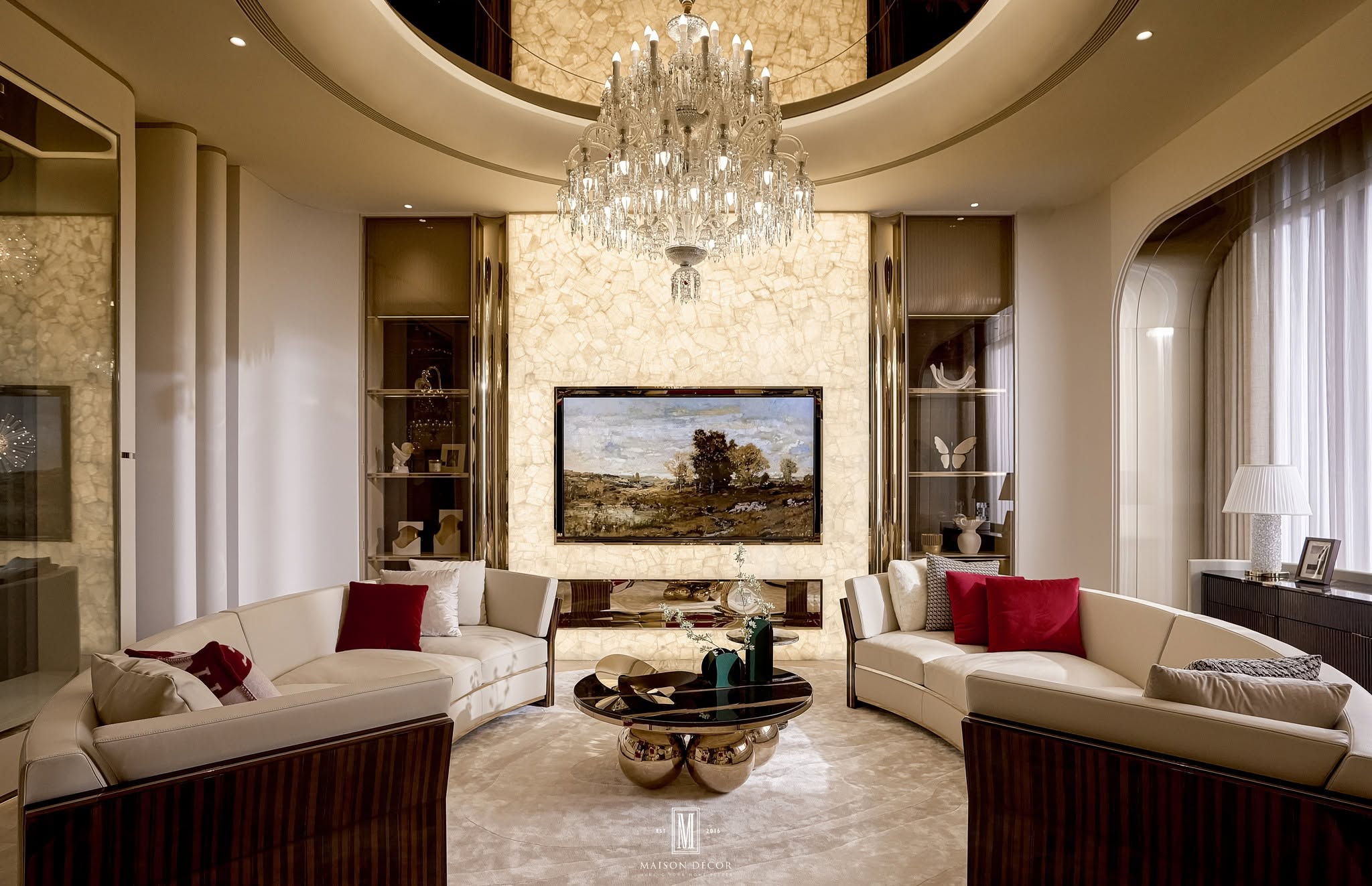 Villa Rivus sử dụng ánh sáng North Lighting